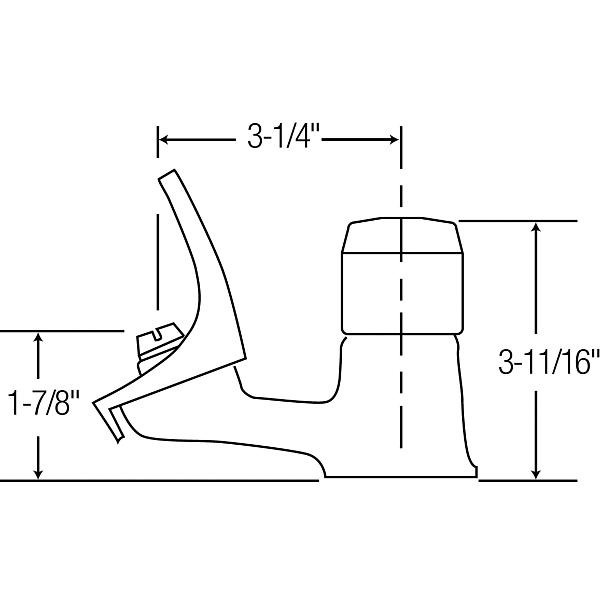 Elkay LKVR1141A Vandal Resistant Classroom Bubbler