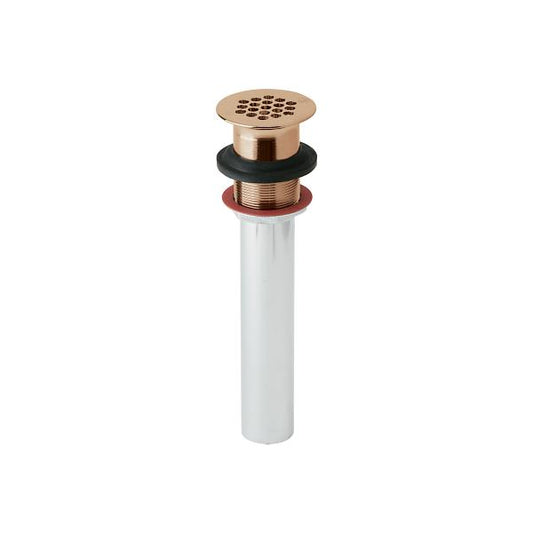 Elkay LK174LO-CU 1-1/2" Drain Fitting CuVerro® antimicrobial copper with Perforated Grid and Tailpiece