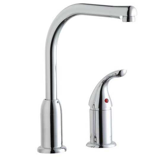 Elkay LK3000CR Everyday Kitchen Deck Mount Faucet with Remote Lever Handle Chrome