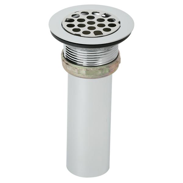 Elkay LK337 Drain Fitting 2" Type 316 Stainless Steel Body Grid Strainer and Tailpiece