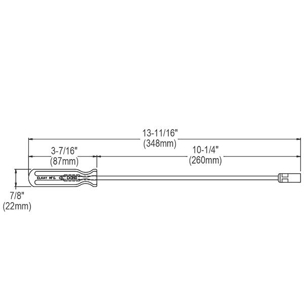 Elkay LK350 Extra Long Sink Screwdriver