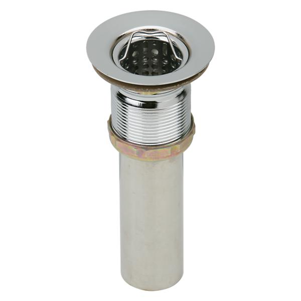 Elkay LK36 Drain Fitting 2" Nickel Plated Brass Body with Deep Stainless Steel Strainer Basket