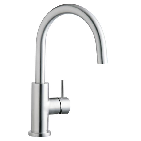 Elkay LK7921SSS Allure Single Hole Kitchen Faucet with Lever Handle Satin Stainless Steel