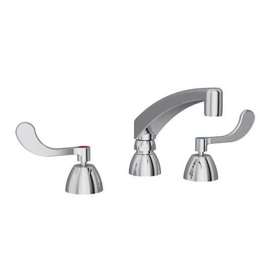 Elkay LK800AT08T4 8" Centerset with Concealed Deck Faucet with 8" Arc Tube Spout 4" Wristblade Handles Chrome