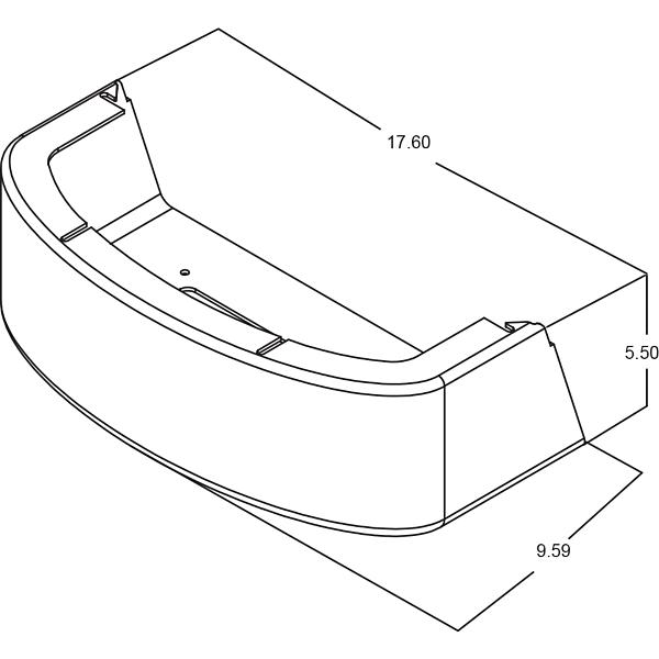 Elkay LKAPREZL Cane Apron for EZ Gray