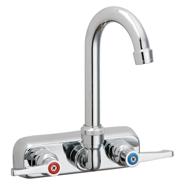 Elkay CHSB1716C Stainless Steel 16-3/4" x 15-1/2" x 13" Single Bowl Wall Hung Handwash Sink Kit