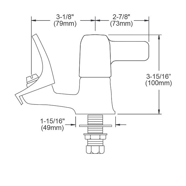 Elkay LKVRBH1141A Vandal Resistant Lever Handle Classroom Bubbler