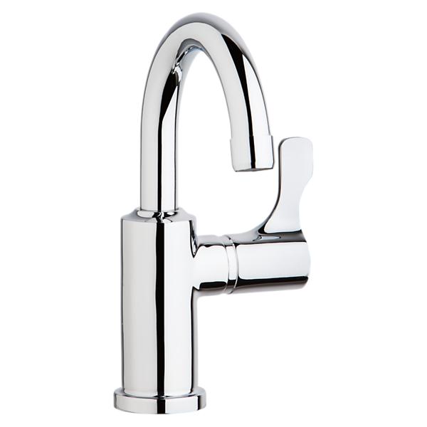 Elkay LKD20858C Single Hole 8-5/8" Deck Mount Faucet with Gooseneck Spout Lever Handle on Right Side Chrome