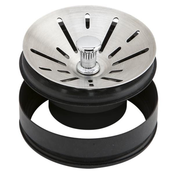 Elkay LKDS35 3-1/2" Garbage Disposal Stopper / Strainer for use with Perfect Drain®-Satin Finish