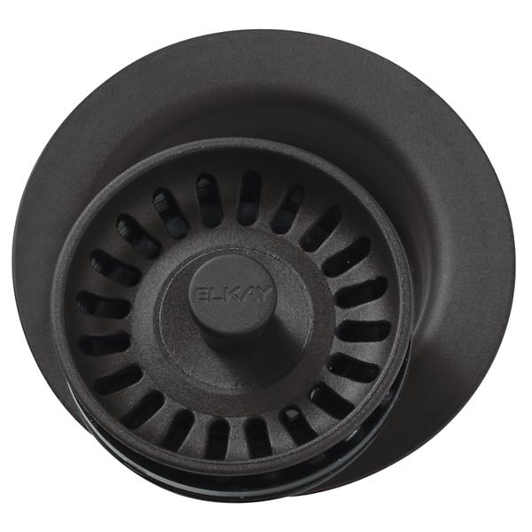 Elkay LKQD35 Polymer 3-1/2" Disposer Flange with Removable Basket Strainer and Rubber Stopper