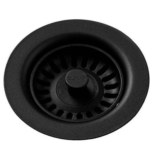 Elkay LKQS35 Polymer 3-1/2" Drain Fitting with Removable Basket Strainer and Rubber Stopper