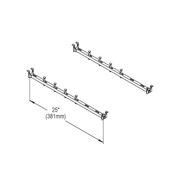 Elkay LKUMSK25 Sink Installation Undermount Support Kit 25" Long Rails