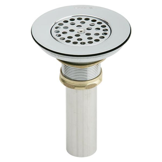 Elkay LKVR18B 3-1/2" Drain Type 304 Stainless Steel Body Vandal Resistant Grid Strainer