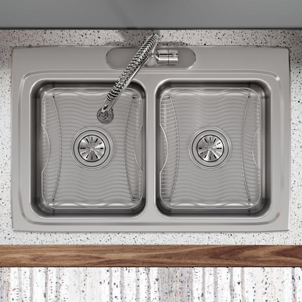 Elkay LKWBG1316SS Stainless Steel 12-1/2" x 15" x 1" Bottom Grid