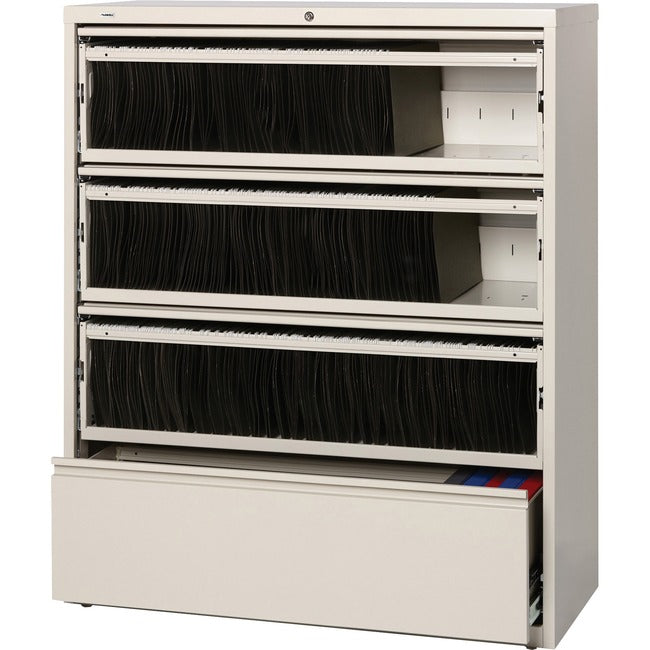 Lorell LLR43514 Fortress Lateral File with Roll-Out Shelf