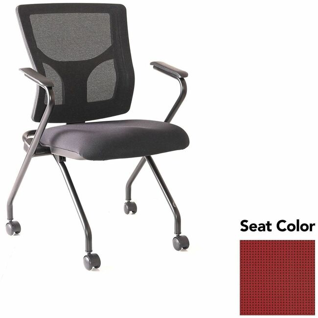 Lorell LLR6201931 Conjure Mesh Training Chairs with Arms