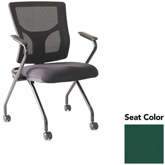 Lorell LLR6201942 Conjure Mesh Training Chairs with Arms