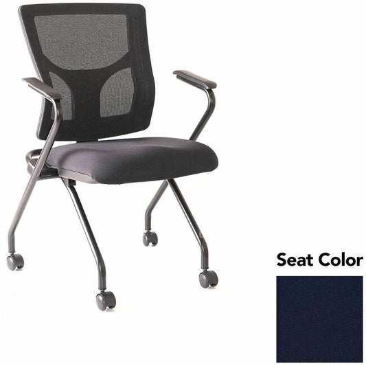 Lorell LLR6201943 Conjure Mesh Training Chairs with Arms