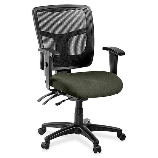 Lorell LLR8620167 ErgoMesh Series Managerial Mesh Mid-Back Chair