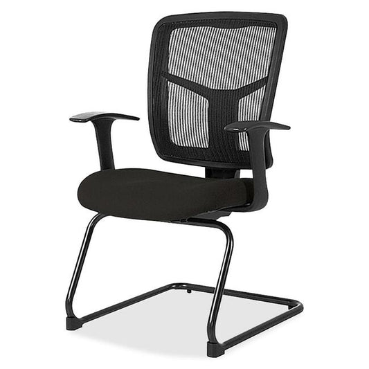 Lorell LLR8620263 ErgoMesh Series Mesh Back Guest Chair with Arms