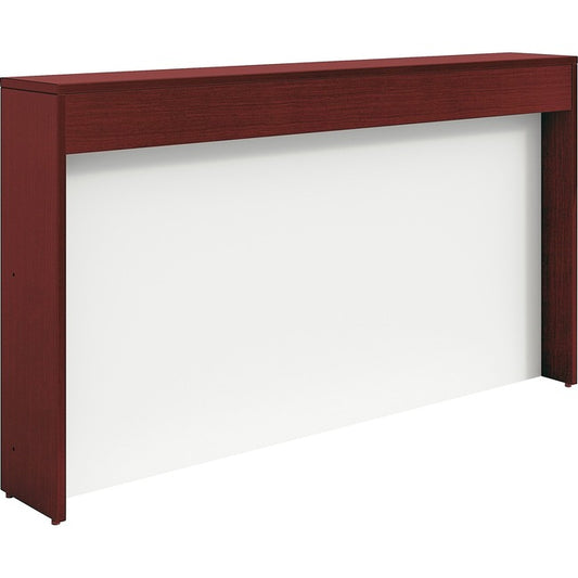 Lorell LLRPMC7643MY Prominence 2.0 Mahogany Laminate Reception Countertop