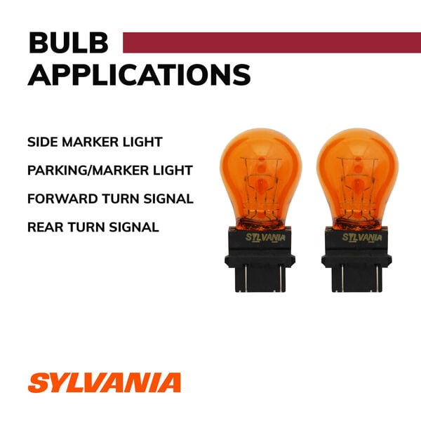 Sylvania 3457A Long Life Mini Bulb, 2 Pack