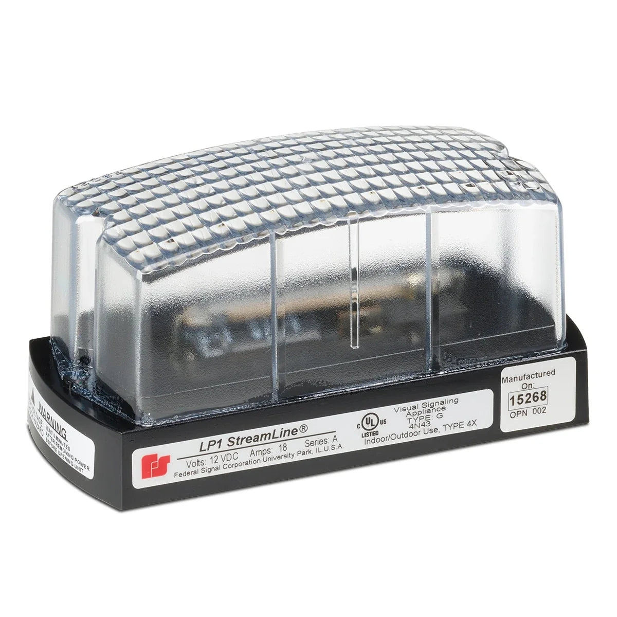 Federal Signal LP1-024C StreamLine® Low Profile Mini Strobes, Blue