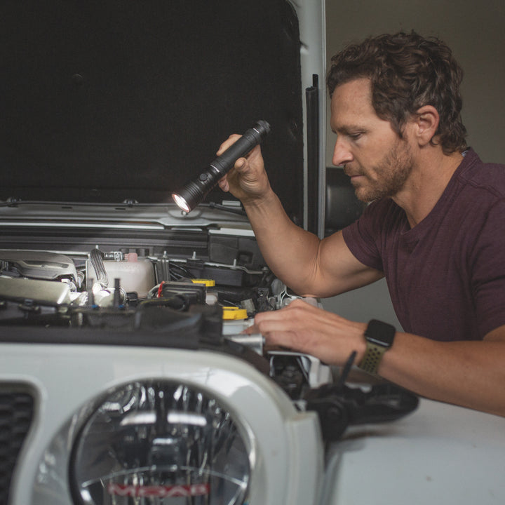 LUXPRO LP1036 High Output 600 Lumen LED Flashlight, 6 Pieces Tray