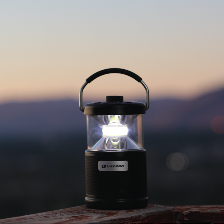 LUXPRO LP1530 Rechargeable 572 Lumen Lantern with Bluetooth Speaker, 6 Pieces Case