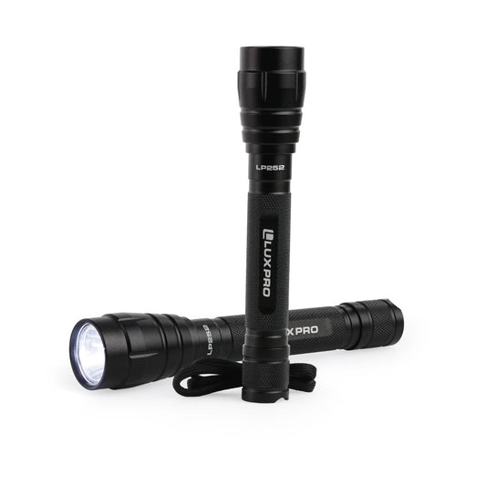 LUXPRO LP252-2PK Convenient 2AA Flashlights, 2 Pack