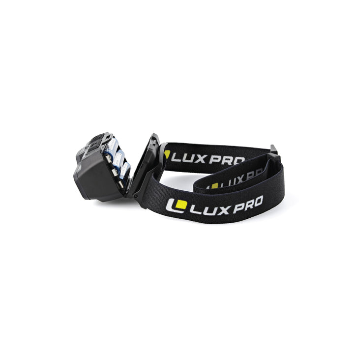 LUXPRO LP347V2 Ultra Bright Multi-function 450 Lumen Multi-color LED Headlamp, 6 Pieces Tray