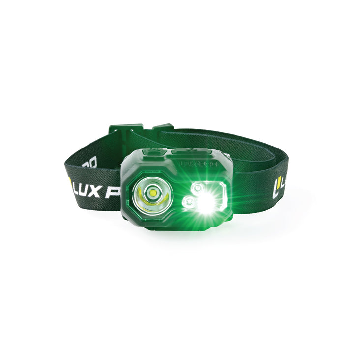 LUXPRO LP347 Ultra Bright 400 Lumen Multi-color LED Headlamp, 6 Pieces Tray