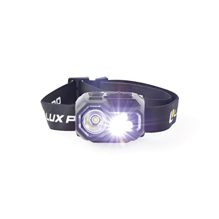 LUXPRO LP347 Ultra Bright 400 Lumen Multi-color LED Headlamp, 6 Pieces Tray