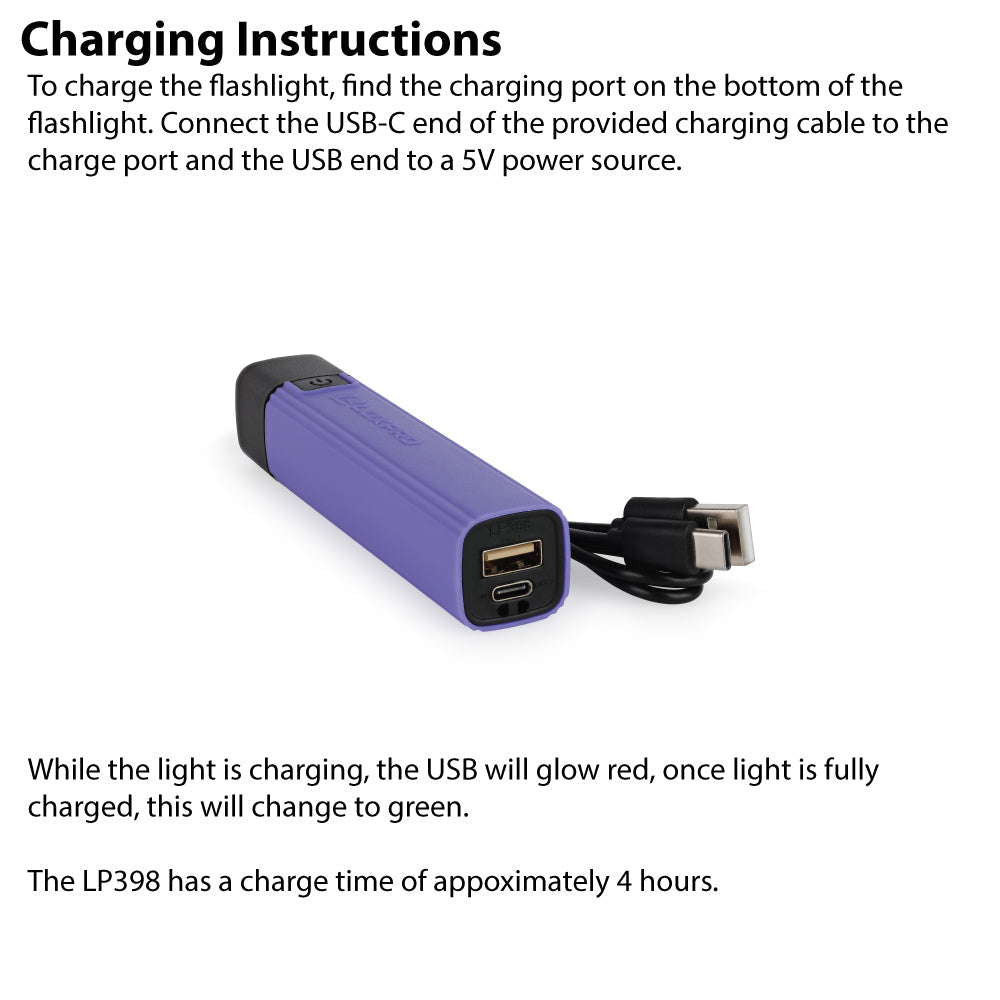 LUXPRO LP398 Power Bank LED Flashlight