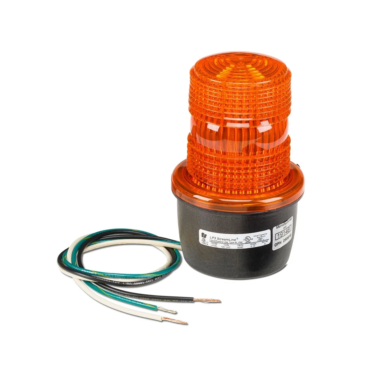 Federal Signal LP3SL-024A StreamLine® Low Profile LED Lights, Amber