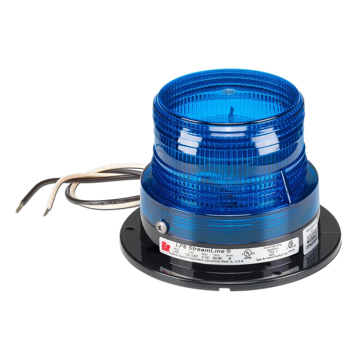 Federal Signal LP6-012-048B StreamLine® Low Profile Mini Strobes, Blue