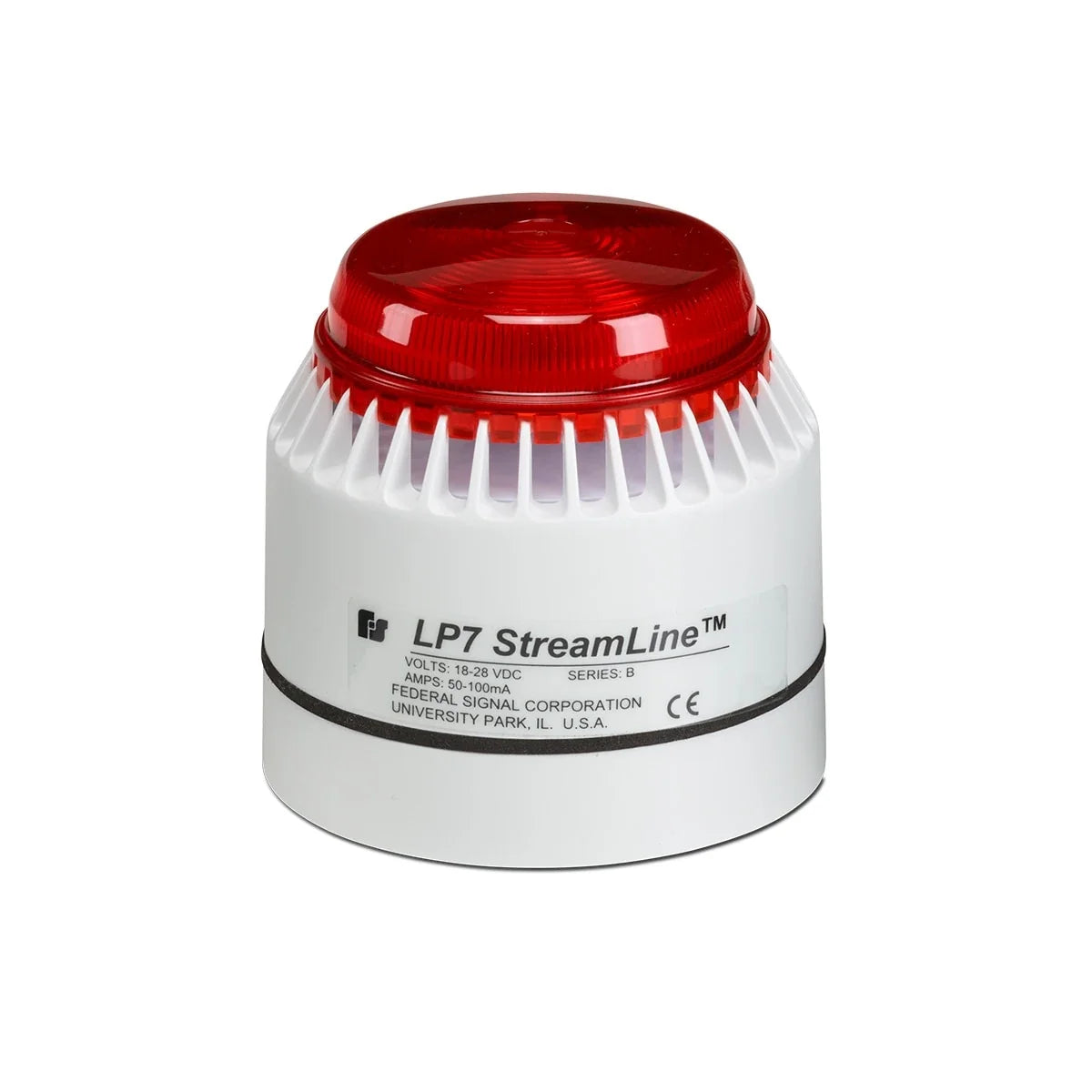 Federal Signal LP7-18-30R StreamLine® Low Profile Combination Sounders/Strobes, Red