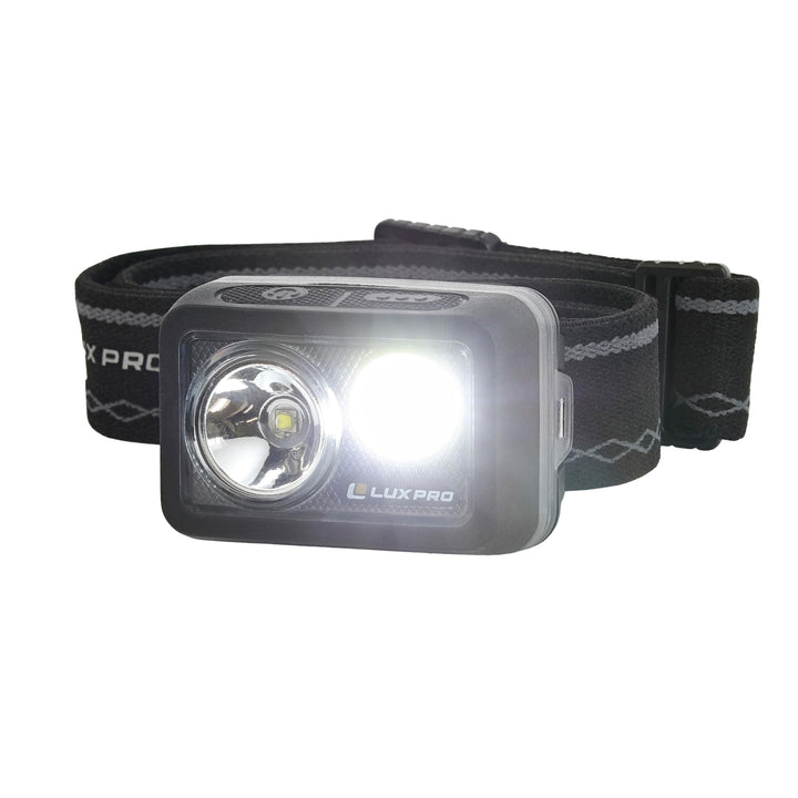 LUXPRO LP725 Waterproof Ultra Runtime LED Headlamp, 8 Pieces Tray