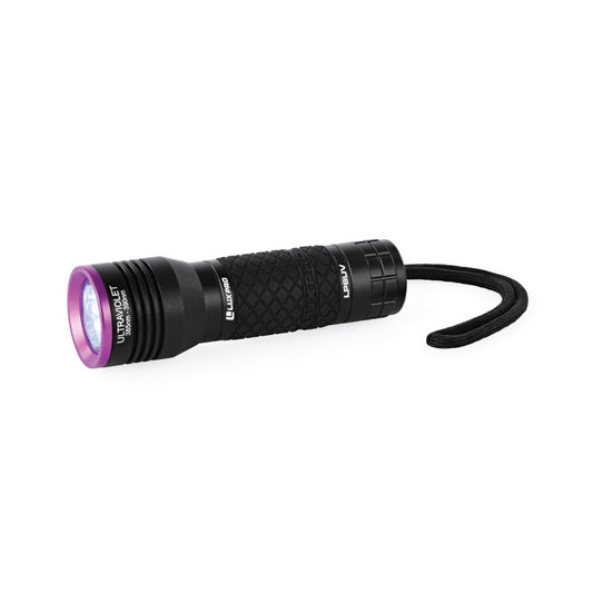 LUXPRO LP9UV Mini Ultra Violet Flashlight with Lanyard, 20 Pieces Tray