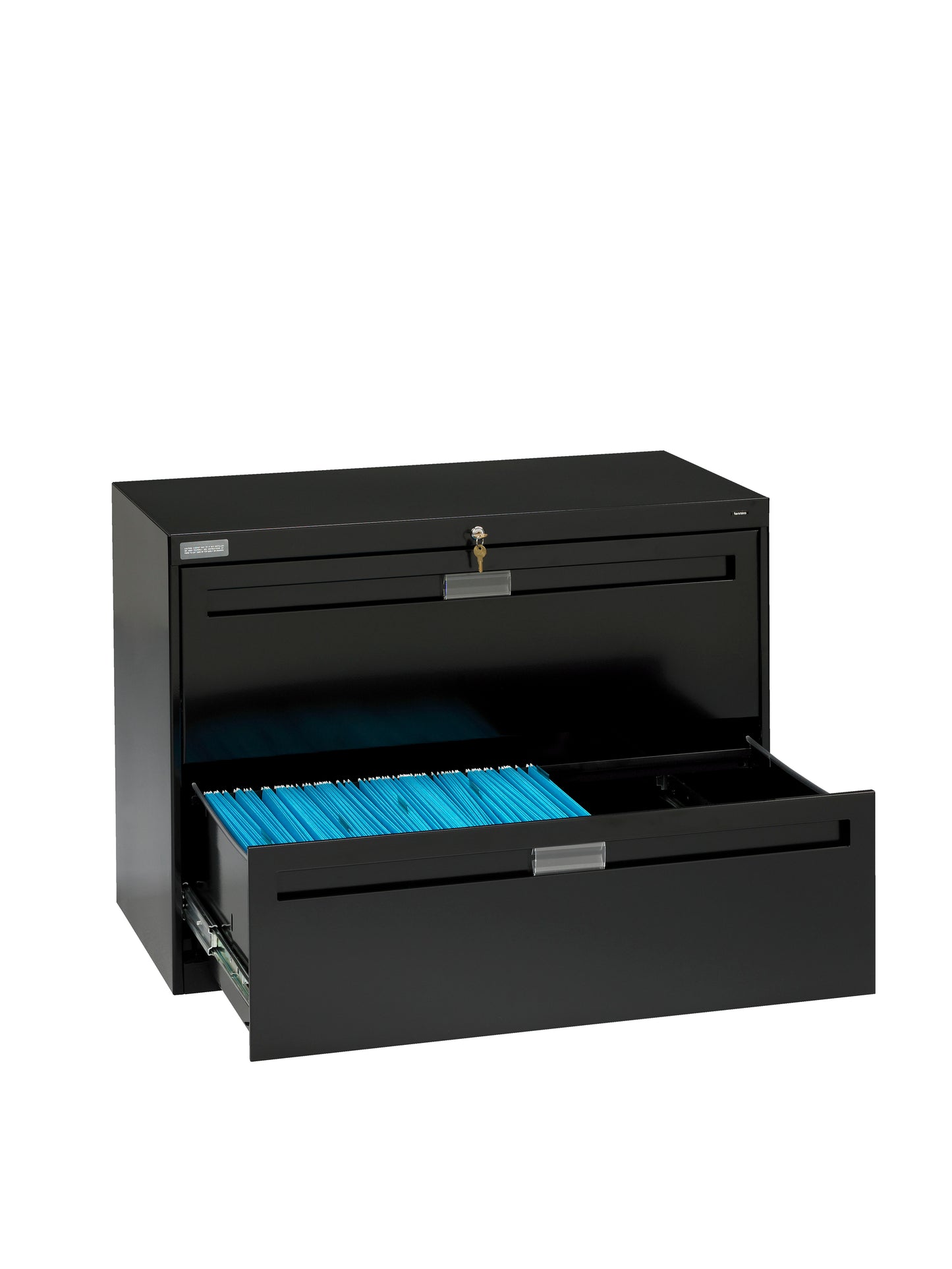 Tennsco LPL4224L20 2 High Lateral Files With Fixed Drawer Fronts