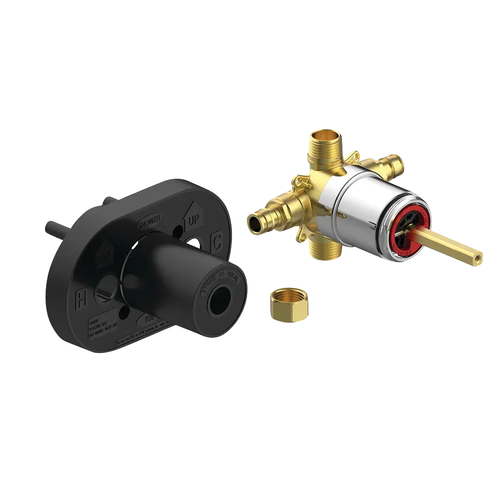 Matco-Norca LR-799A Single Control Ceramic Pressure Balancing Valve Type A PEX Connection Less Stops
