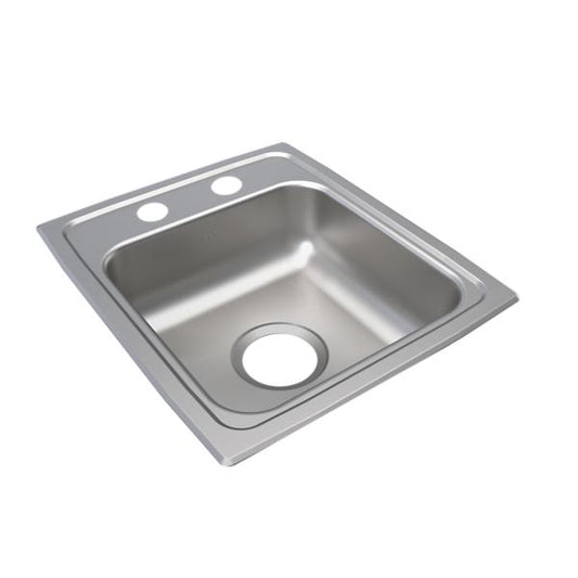 Elkay LRAD131645 Lustertone® Classic Stainless Steel 13" x 16" x 4-1/2" Single Bowl Drop-in ADA Sink