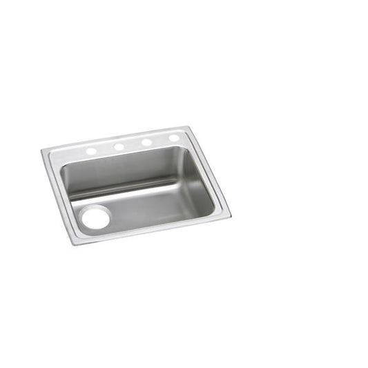 Elkay LRAD252155L3 Lustertone® Classic Stainless Steel 25" x 21-1/4" x 5-1/2" Single Bowl Drop-in ADA Sink