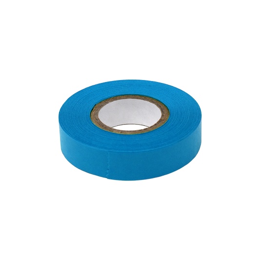 Globe Scientific LT-05X500B Labeling Tape 1/2" x 500" per Roll 6 Rolls/Box Blue
