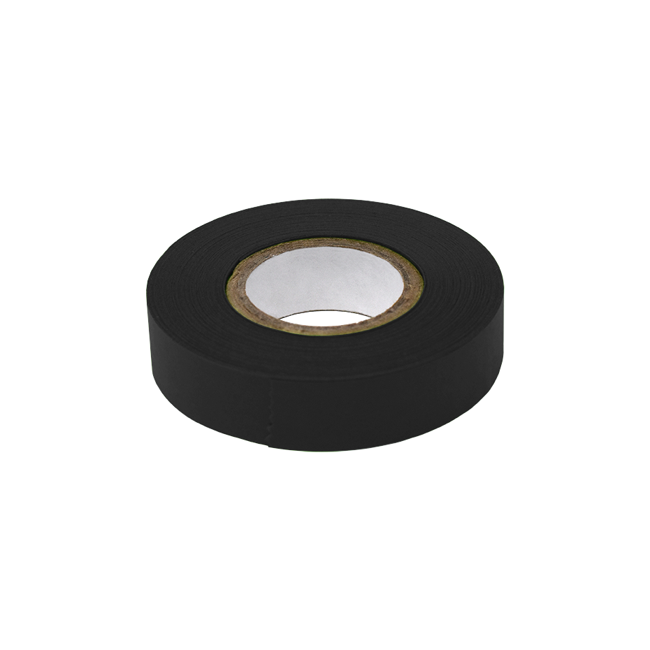 Globe Scientific LT-05X500BK Labeling Tape 1/2" x 500" per Roll 6 Rolls/Box Black