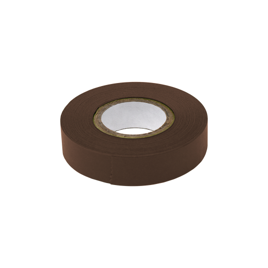 Globe Scientific LT-05X500BR Labeling Tape 1/2" x 500" per Roll 6 Rolls/Box Brown