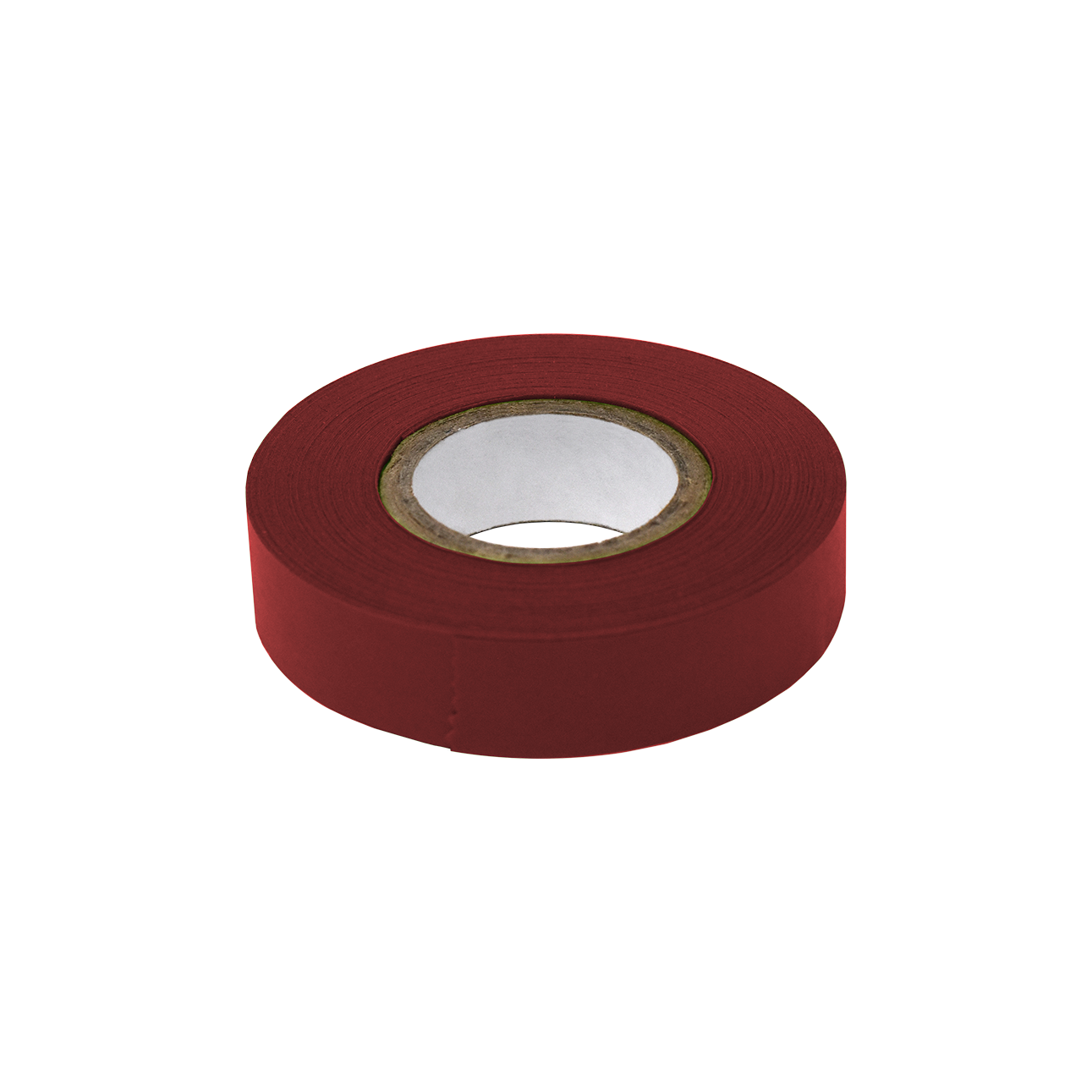 Globe Scientific LT-05X500DKR Labeling Tape 1/2" x 500" per Roll 6 Rolls/Box Dark Red