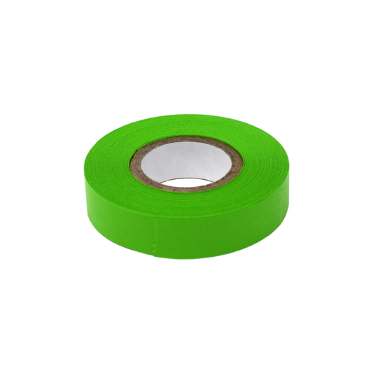 Globe Scientific LT-05X500G Labeling Tape 1/2" x 500" per Roll 6 Rolls/Box Green