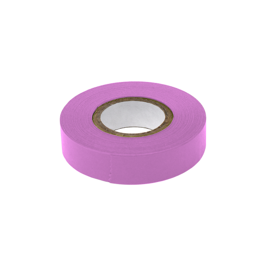 Globe Scientific LT-05X500M Labeling Tape 1/2" x 500" per Roll 6 Rolls/Box Magenta