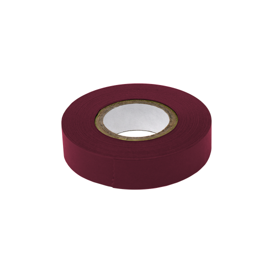 Globe Scientific LT-05X500MR Labeling Tape 1/2" x 500" per Roll 6 Rolls/Box Maroon